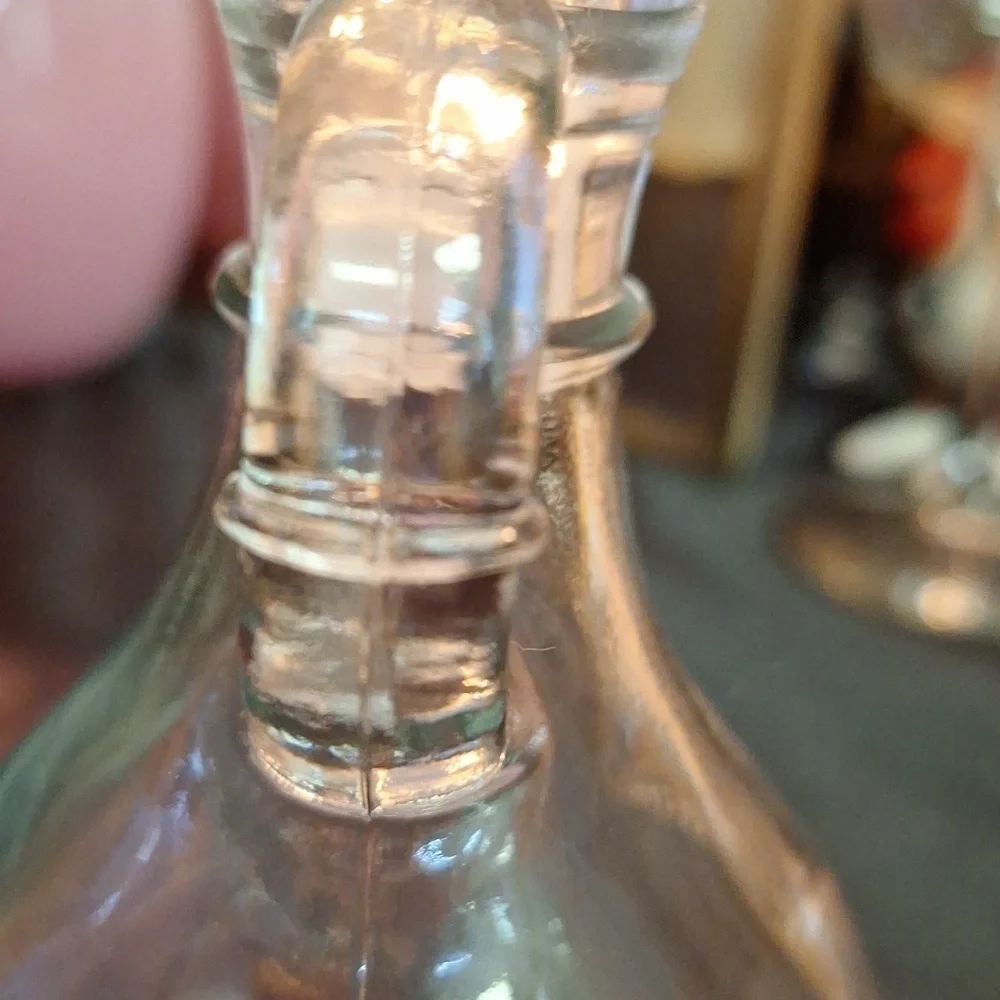 Small Glass Cruet with Stopper